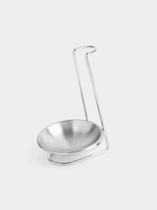 Ladle/spoon stand, 18 cm, with handle, steel, Egoist, image-3