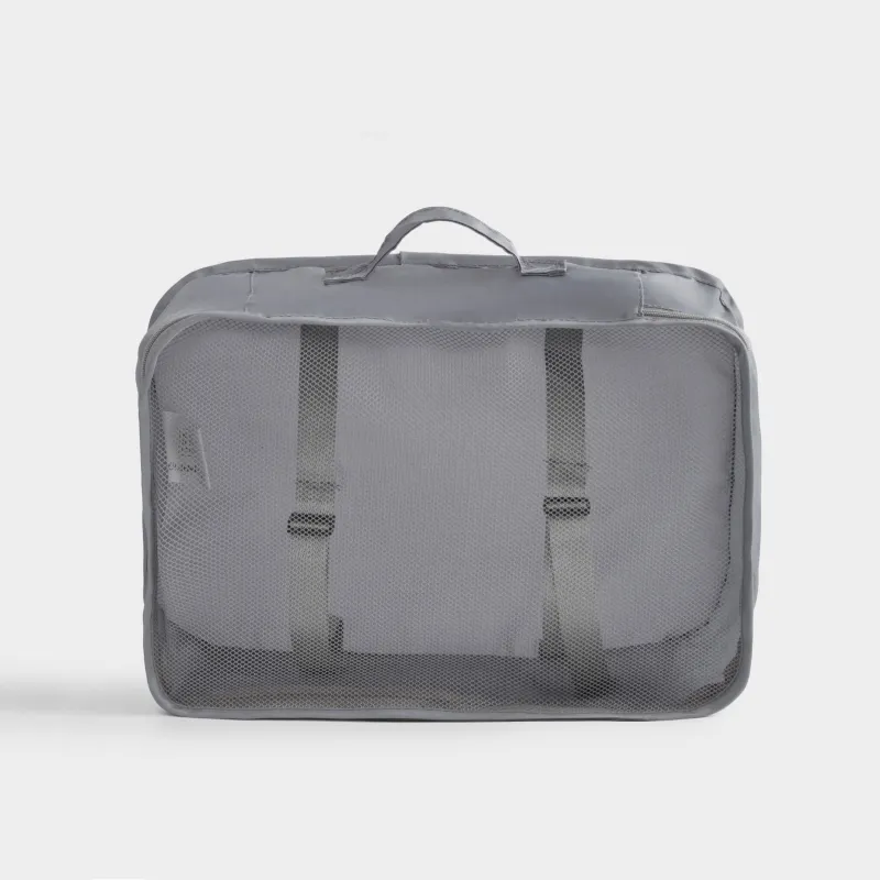 Clothing organizer, 32x23x11 cm, twill, grey, Travel comfort