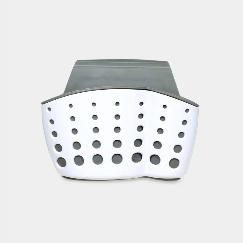 Kitchen sponge holder, 12x8 / 23 cm, Hanging, Plastic / rubber, Grey, Circles, Keeping