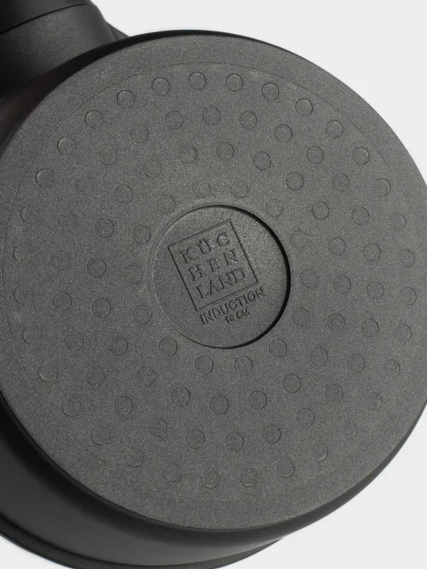 Bucket, 16 cm, 1.5 l, with lid, removable handle, coated, aluminum, Solution Red 2, image-9