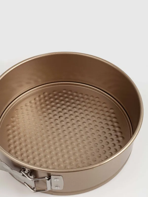 Baking dish, 22 cm, split, coated, steel, copper, Resto clip, image-2