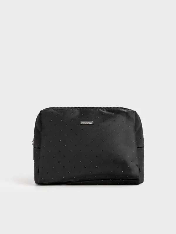 Makeup bag, 21x17 cm, nylon, black, Force night, image-0