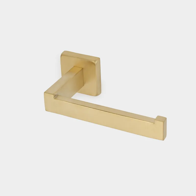 Toilet paper holder, 16 cm, wall-mounted, steel, gold, Trend, image-4