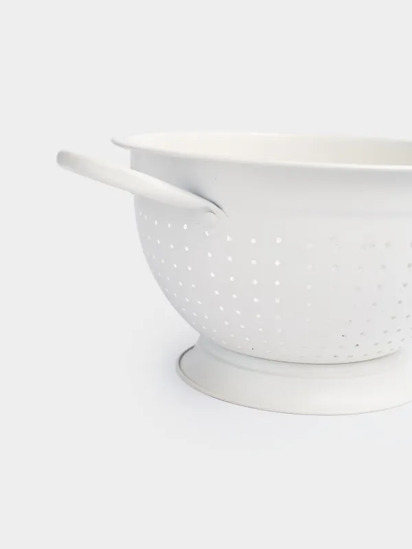 Colander, 22 cm, with two handles, steel, Milk, Soft, image-3