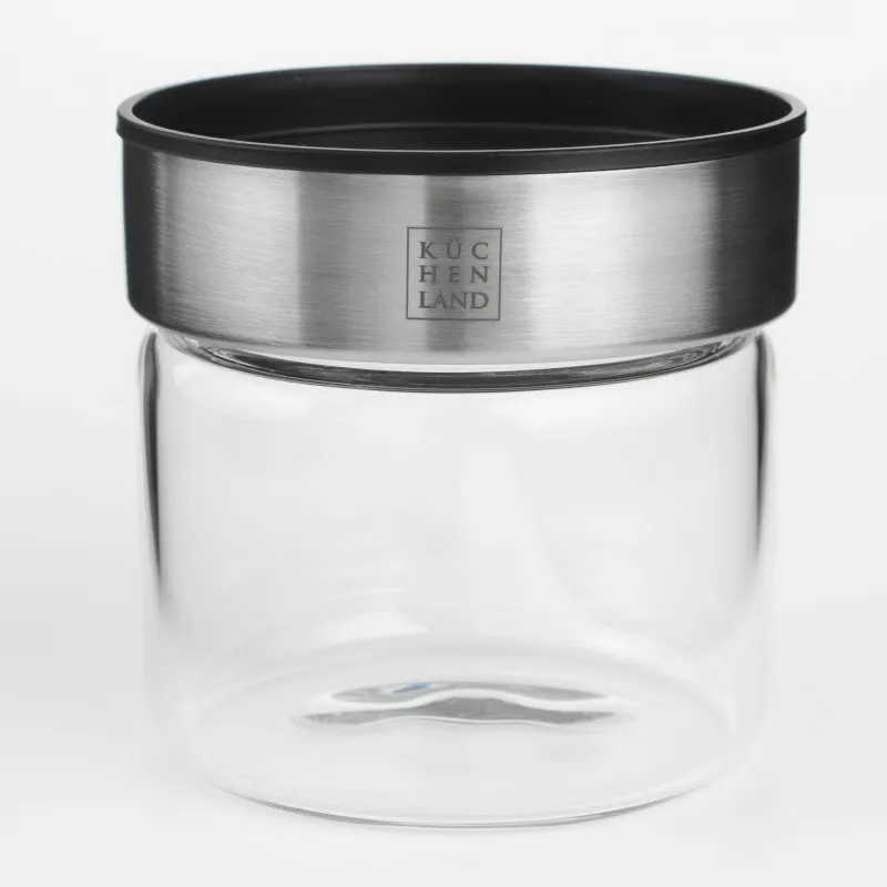Food jar, 400 ml, glass B/plastic, Comfort