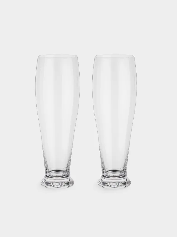 Drinking glass, 23 cm, 650 ml, 2 pcs, glass, Clear, image-0