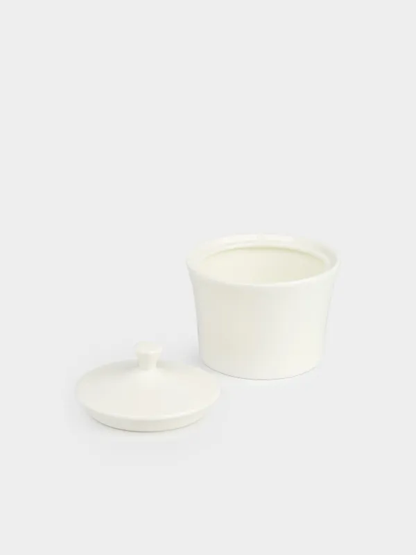 Sugar bowl, 10 cm, 230 ml, porcelain F, white, Ideal white, image-3
